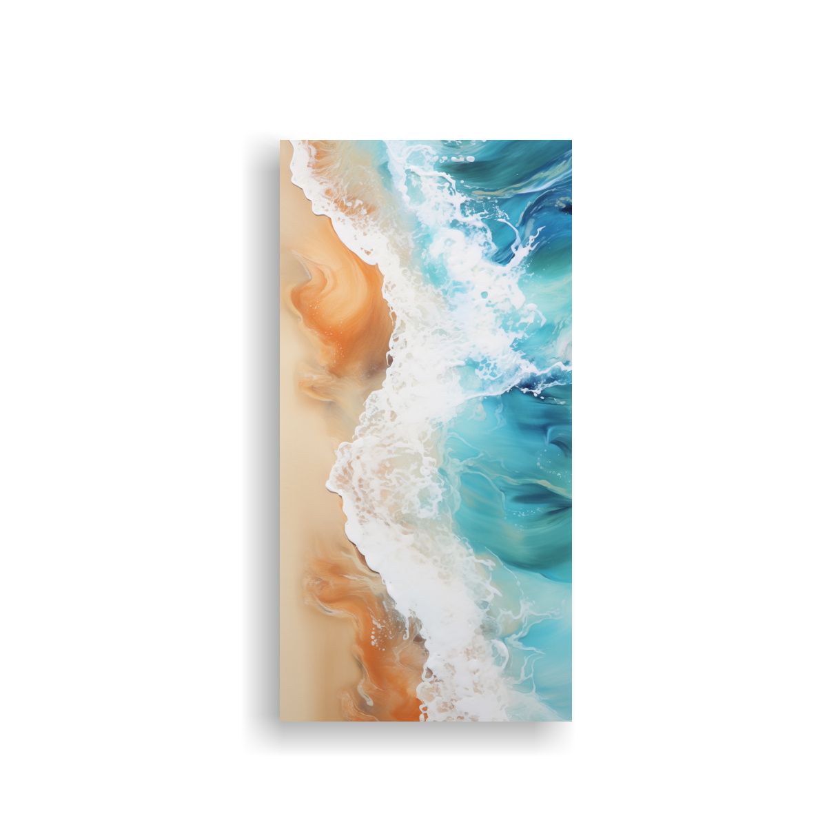 GENERICO - Cuadro Abstracto Finas Líneas Esquema Imágenes 20x40 Cm