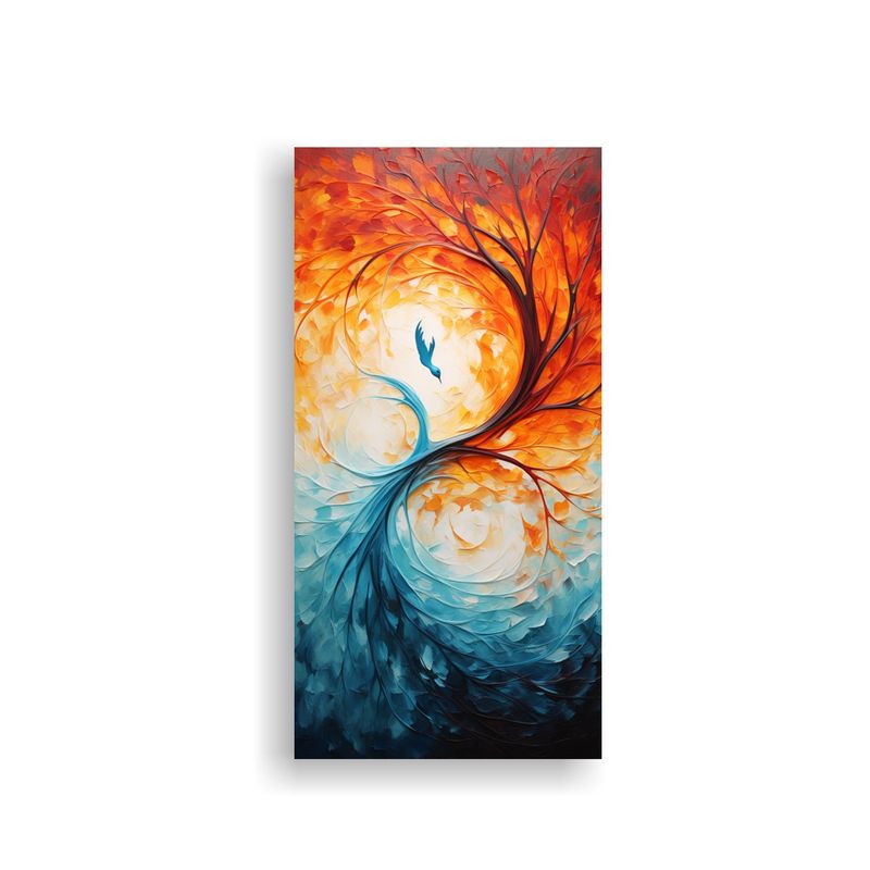 GENERICO - Pintura Abstracta De Alta Calidad Para 50x100 Cm