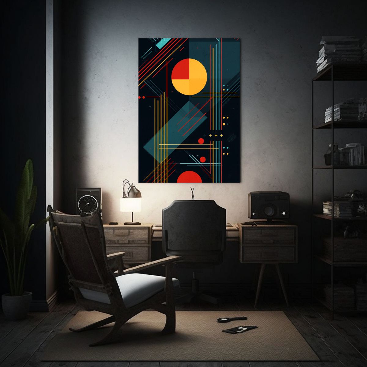GENERICO - Pinturas Decorativas De Arte Abstracto Estilo 80x120 Cm
