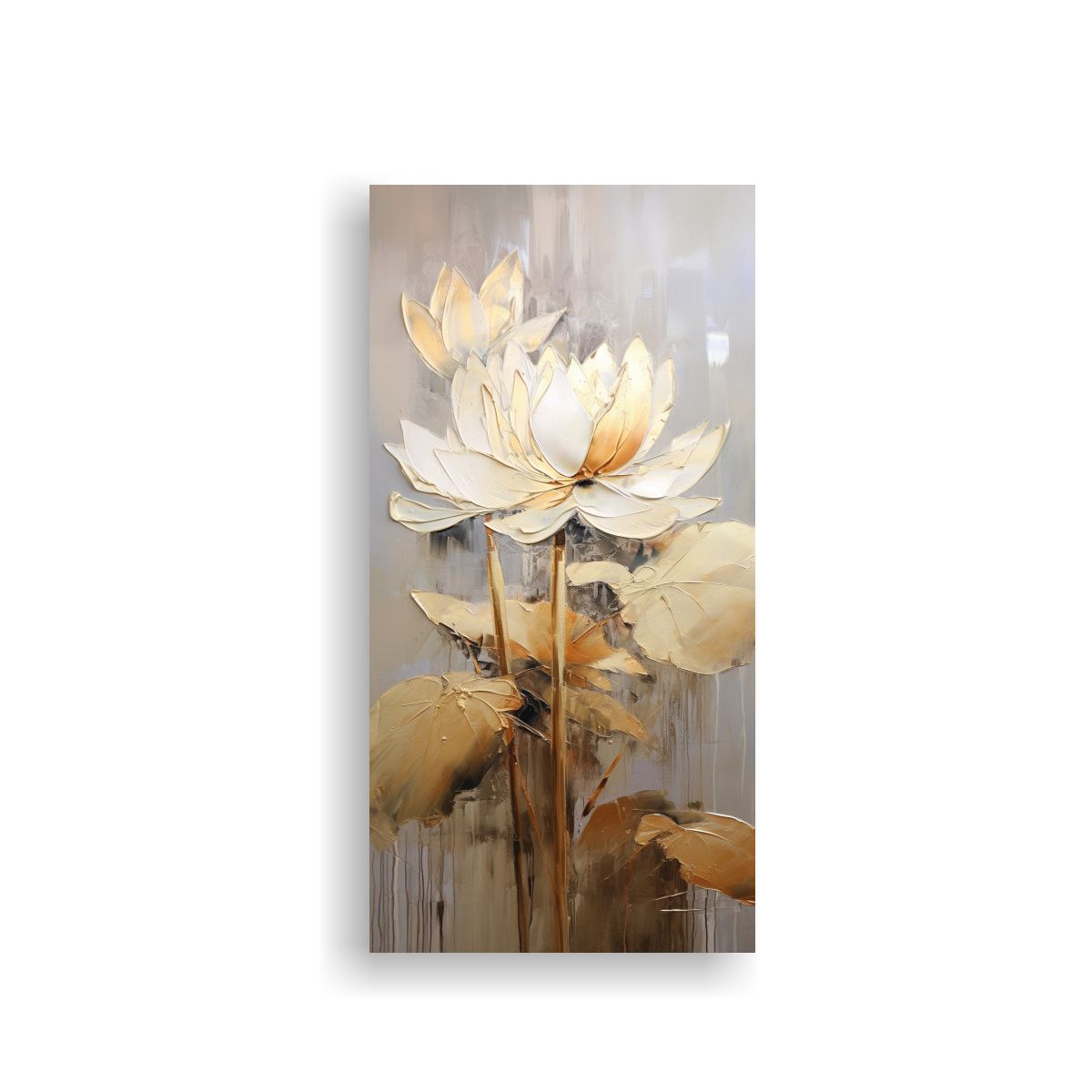 GENERICO - Lienzo Cuadro Gama De Colores Pintura En Lienzo 80x160 Cm