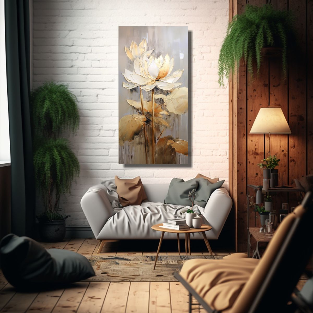 GENERICO - Lienzo Cuadro Gama De Colores Pintura En Lienzo 80x160 Cm