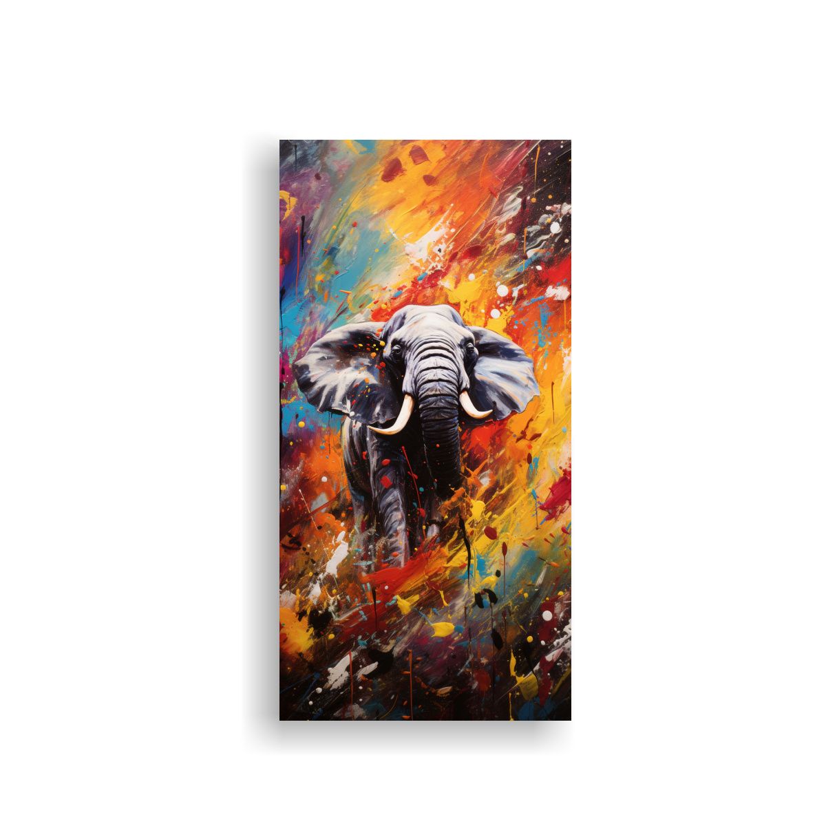 GENERICO - Cuadro Arte Tema Street Art Belleza Caótica De 40x80 Cm