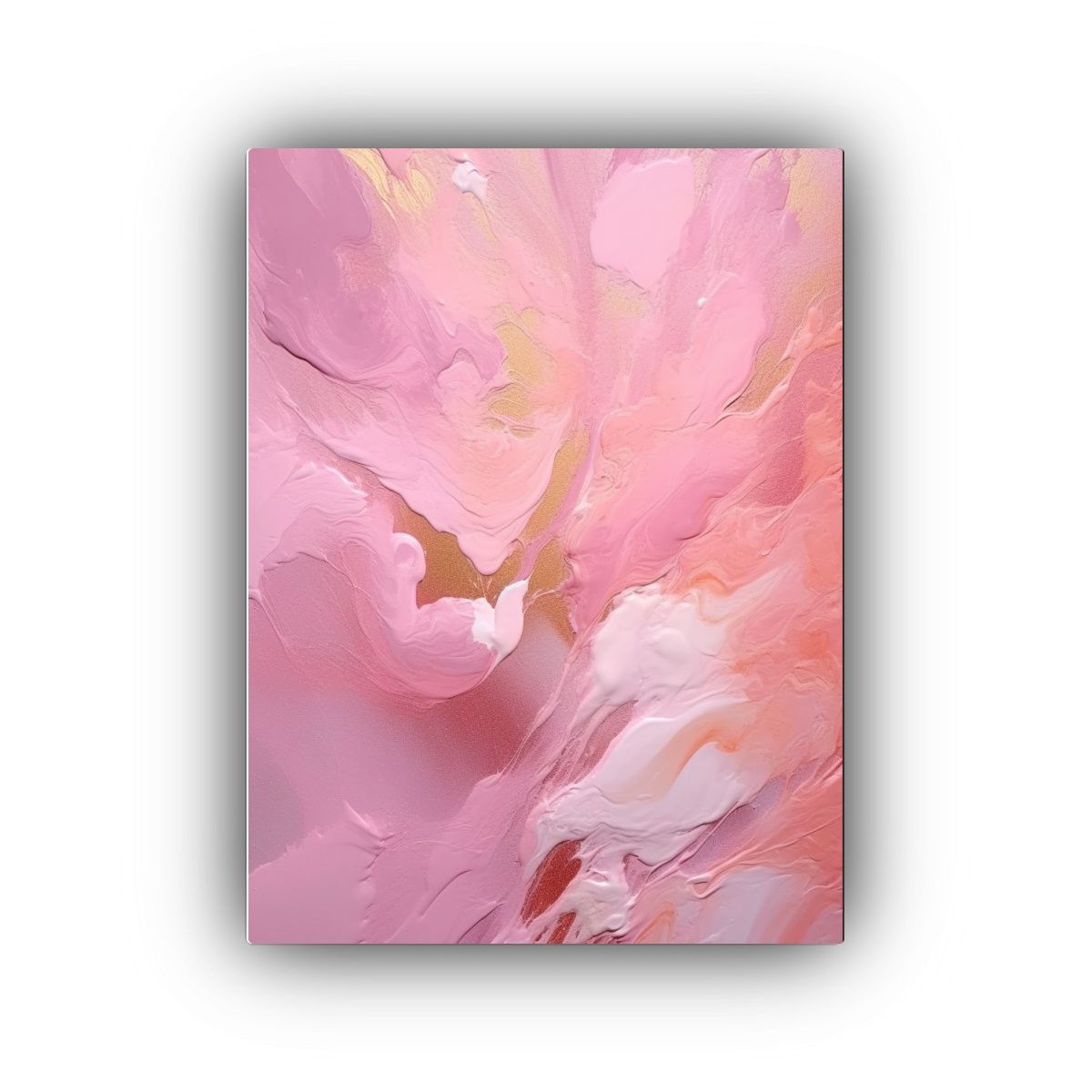 GENERICO - Cuadro Vanguardia Regalo Estilo Rosa Claro Sobre 80x120 Cm