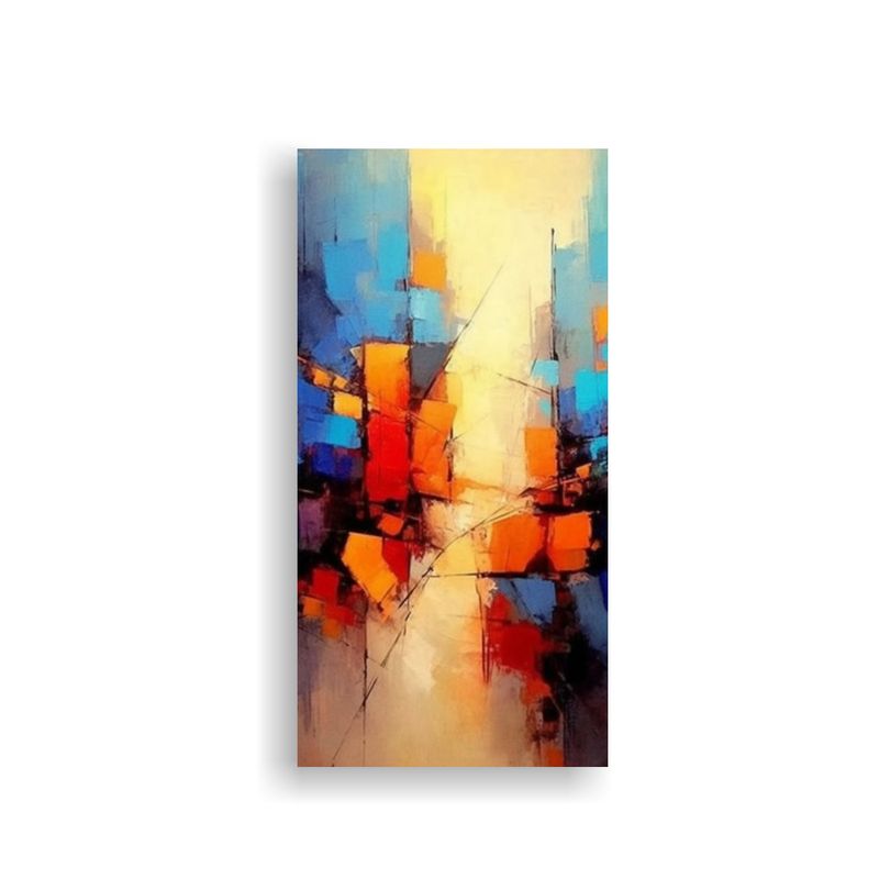 GENERICO - Pintura De Pared Con Patrón Intenso Motivo 60x120 Cm