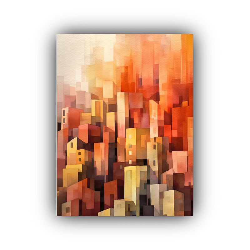 GENERICO - Pintura Lienzo Sublimada Inspiración Ciudad 80x120 Cm