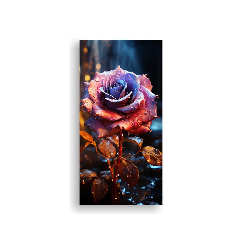 GENERICO - Adorno Creativo De Arte Rosa De Neón Disuelve 70x140 Cm