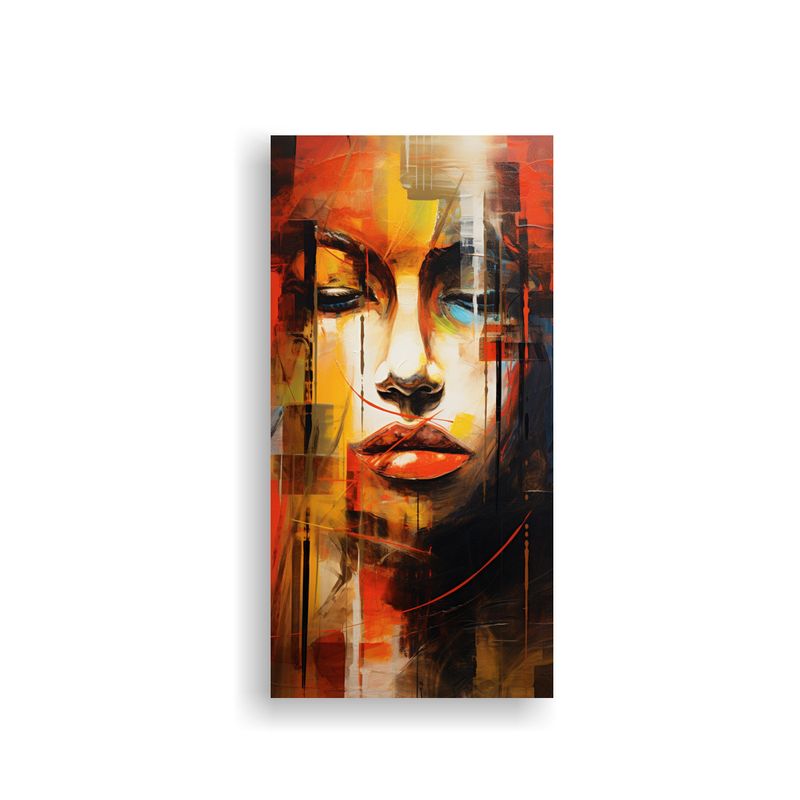 GENERICO - Pintura Abstracta Para Decoración Del Living En 80x160 Cm