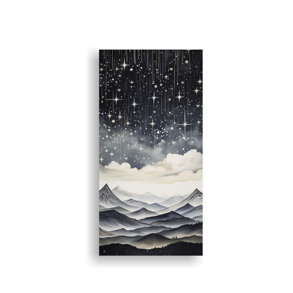 GENERICO - Paisaje Montañoso Con Estilo Elegante 70x140 Cm