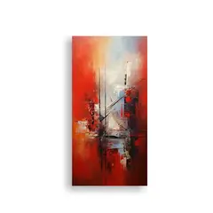 GENERICO - Cuadros Impresos De Pintura Abstracta De Alta 20x40 Cm
