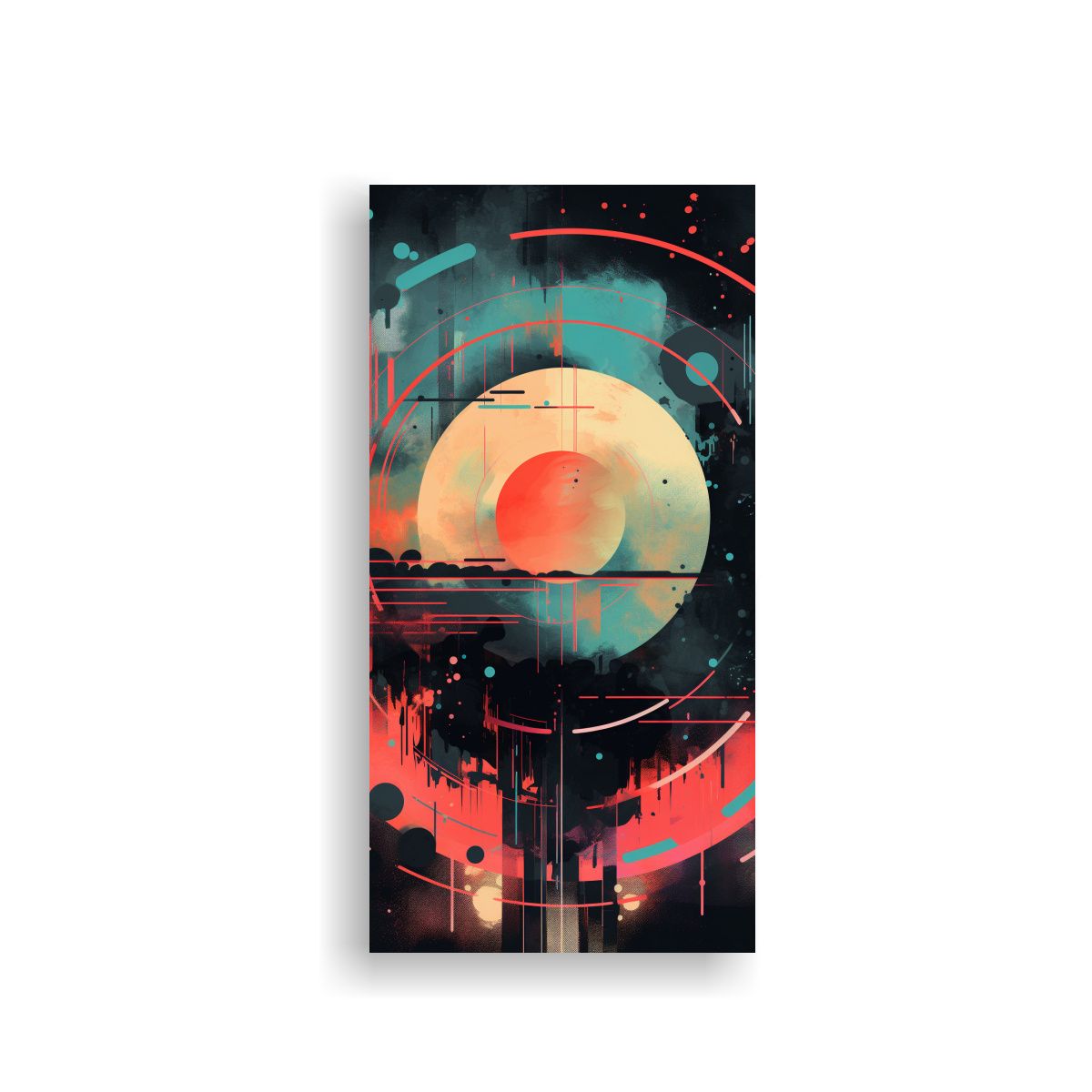 GENERICO - Tela En Bastidor Moderno Con Originalidad Arte 50x100 Cm
