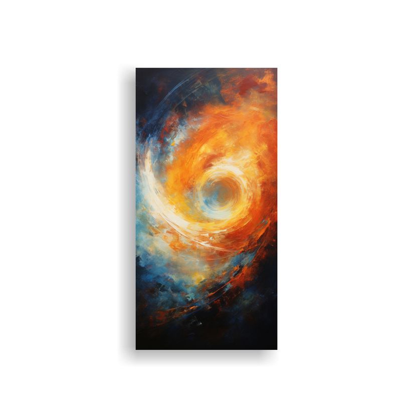 GENERICO - Pinturas Decorativas Inspiradas En Remolinos 50x100 Cm