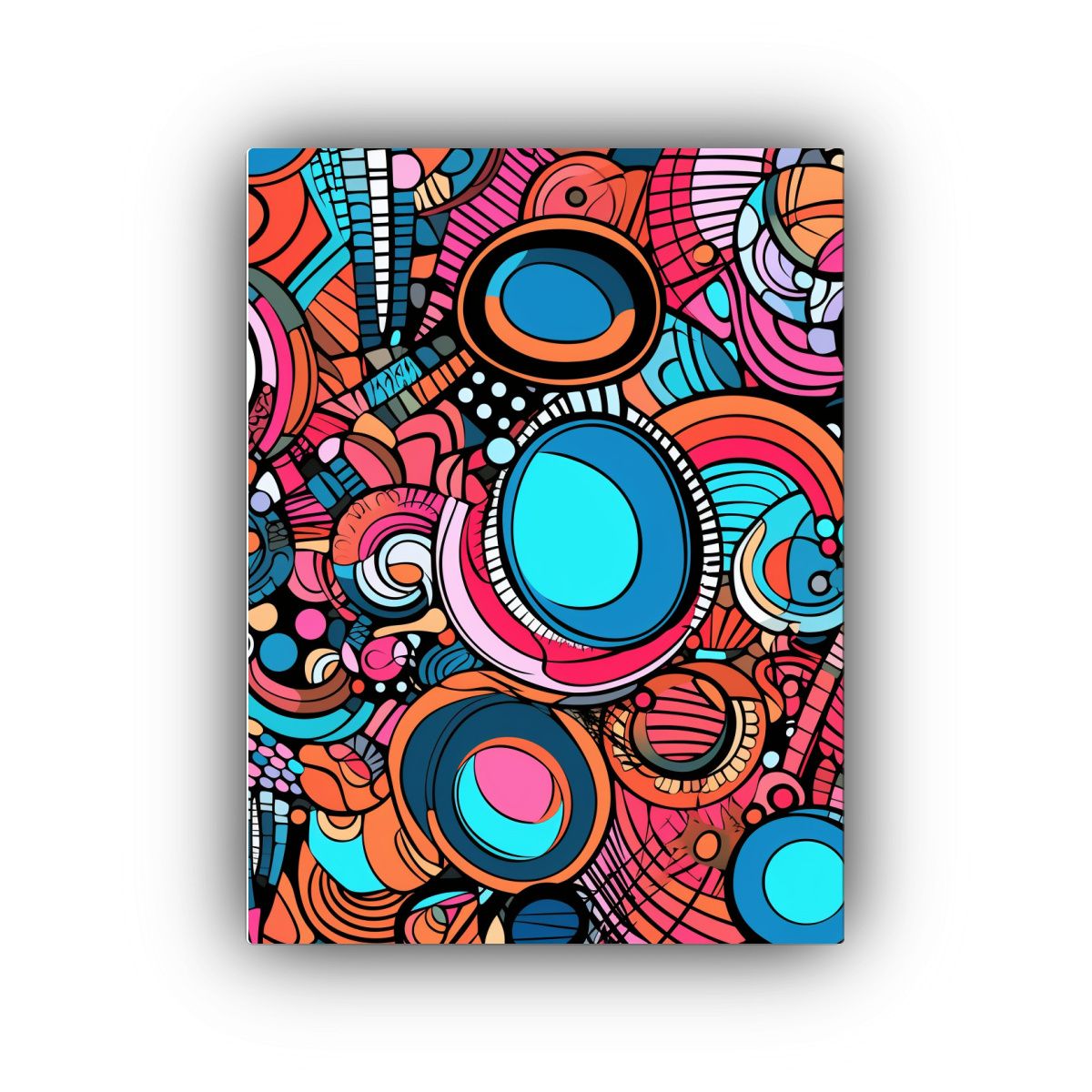 GENERICO - Pintura Decorativa De Lienzo Moderno Combinación 80x120 Cm