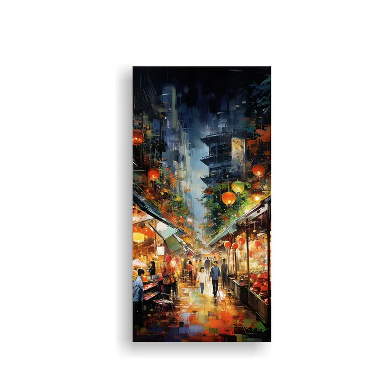 GENERICO - Cuadros Decorativos De Tela En Bastidor 80x160 Cm