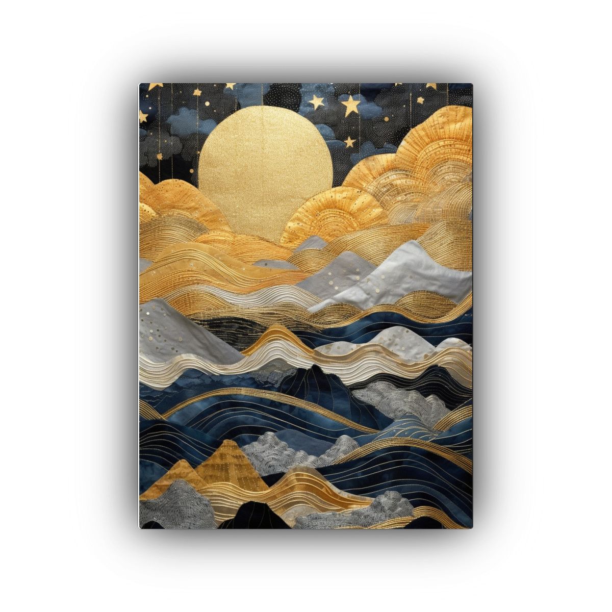 GENERICO - Pintura De Pared Abstracta Con Diseño De Montaña 80x120 Cm