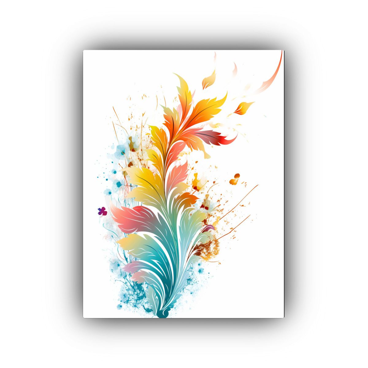 GENERICO - Cuadro Figuras En Lienzo De Alta Calidad Con 80x120 Cm