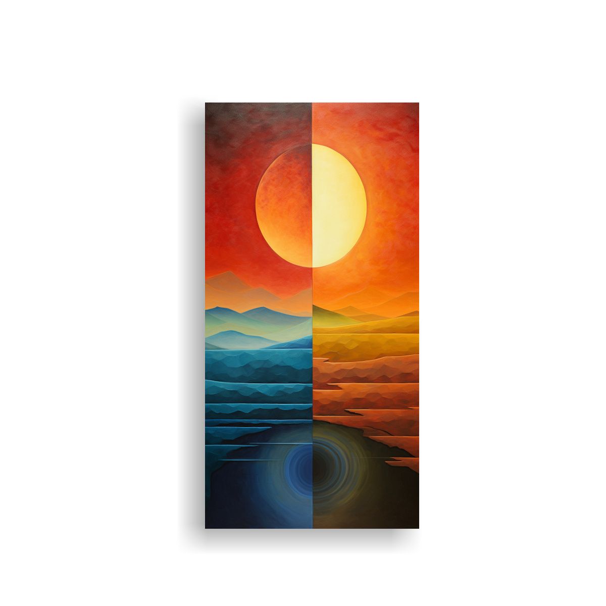 GENERICO - Pinturas De Transición De La Decoración Arte 60x120 Cm