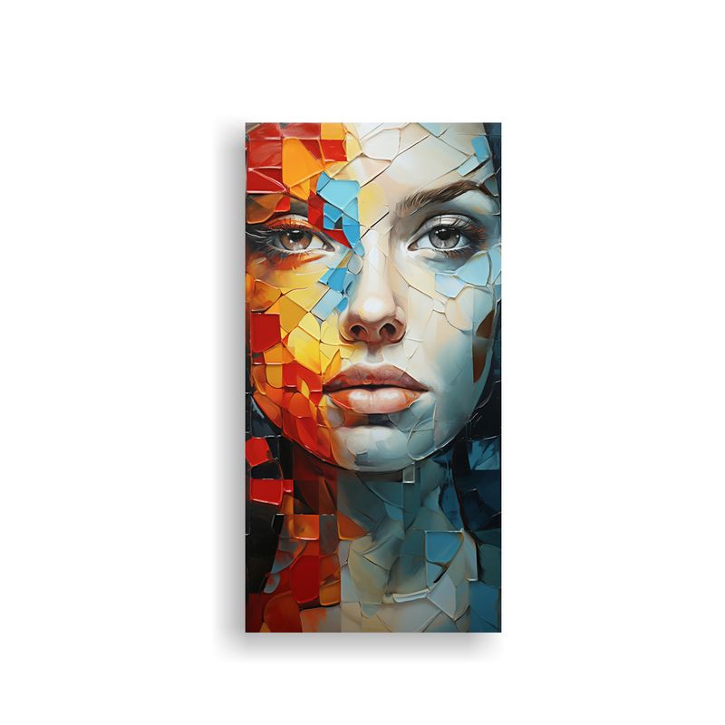 GENERICO - Cuadro De Decoración Tela En Bastidor Finas 30x60 Cm