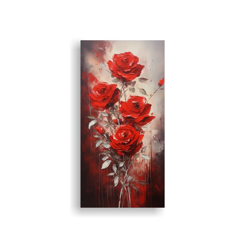 GENERICO - Cuadro Calidos Alegre Pintura En Lienzo Estilo 70x140 Cm