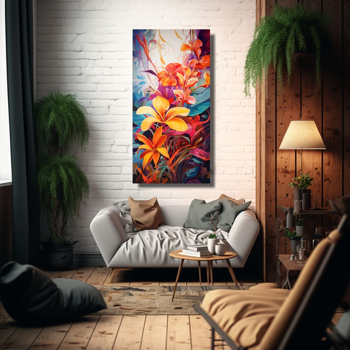 GENERICO - Pinturas Decorativas De Fusión Abstracta De 50x100 Cm