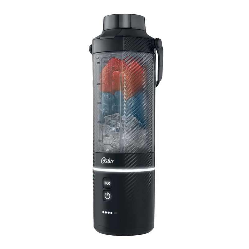 OSTER - Licuadora Oster Portátil 590 ml Recargable Negro Blstgfpb20