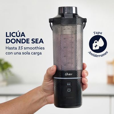 Imagen 2 del producto Licuadora Portátil 590 ml Recargable Negro Blstgfpb20