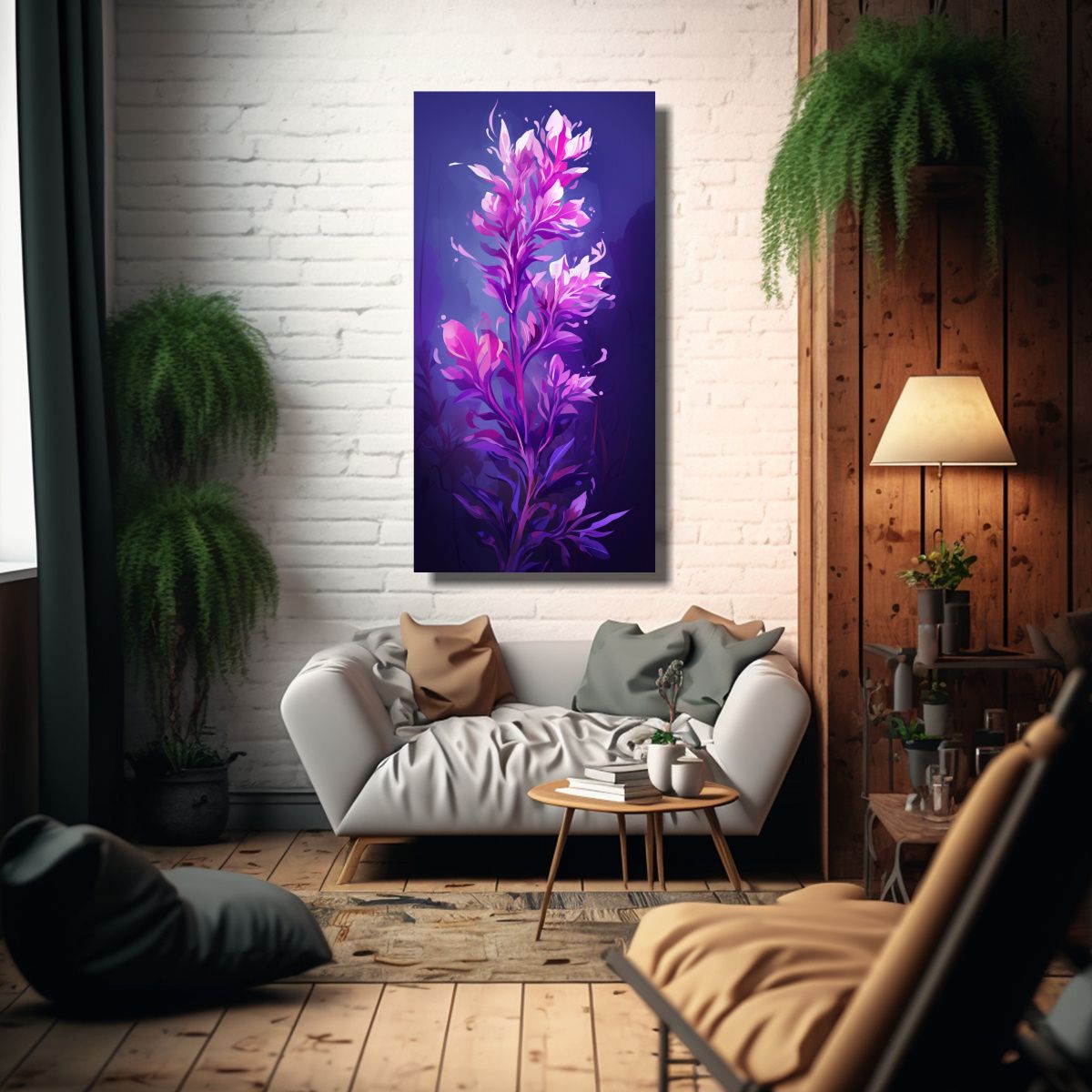 GENERICO - Pinturas Modernas De Decoración Impactante Con 50x100 Cm