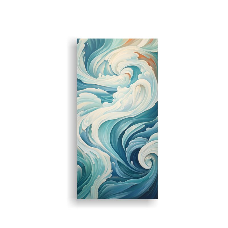 GENERICO - Lienzo Espacio Whirling Inspirado En Patrones 40x80 Cm