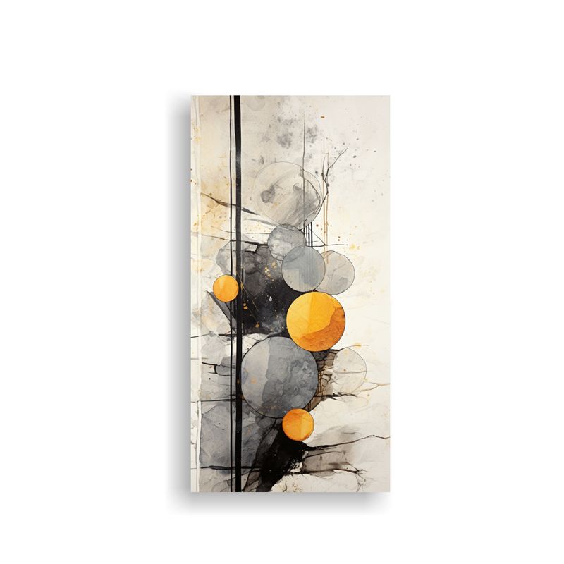 GENERICO - Tela En Bastidor Con Diseño De Textura De Piedra 30x60 Cm