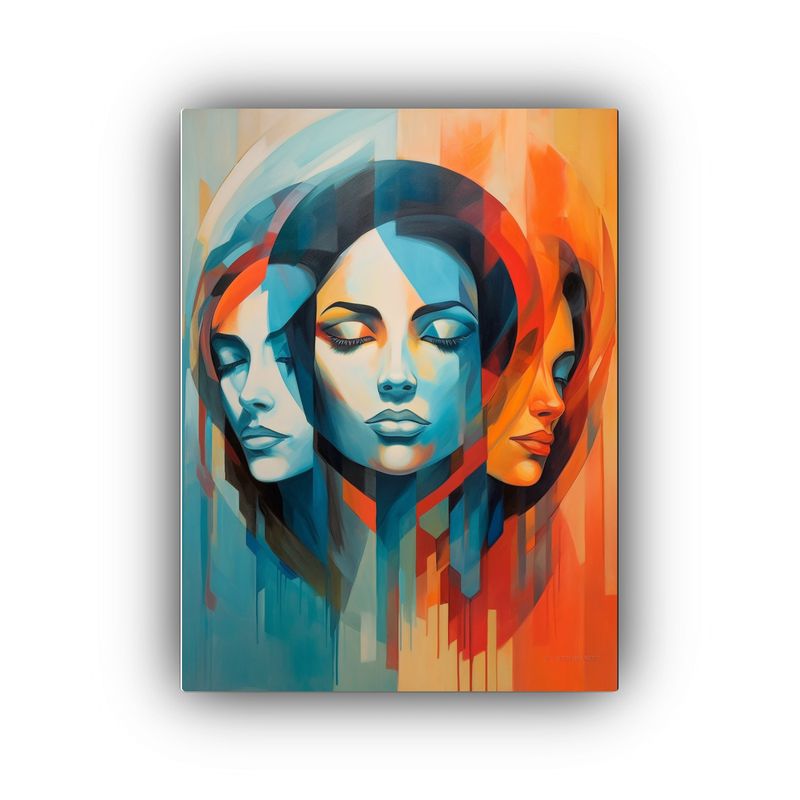 GENERICO - Lienzo Tela Sublimada Motivo Artístico De Martin 80x120 Cm