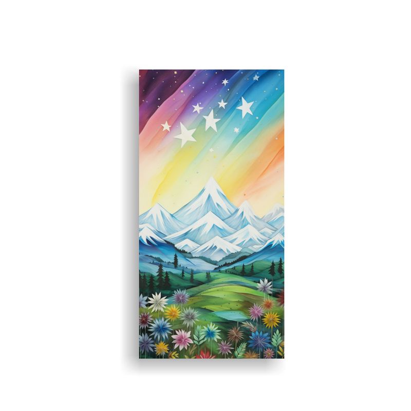 GENERICO - Cuadro De Montaña Con Estilo Elegante Para 80x160 Cm