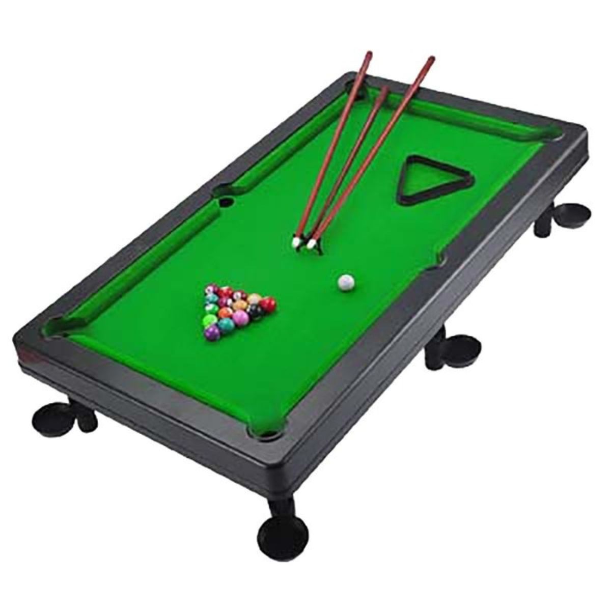 GENERICO - MINI MESA DE BILLAR POOL - JUEGO INFANTIL PARA FIESTAS
