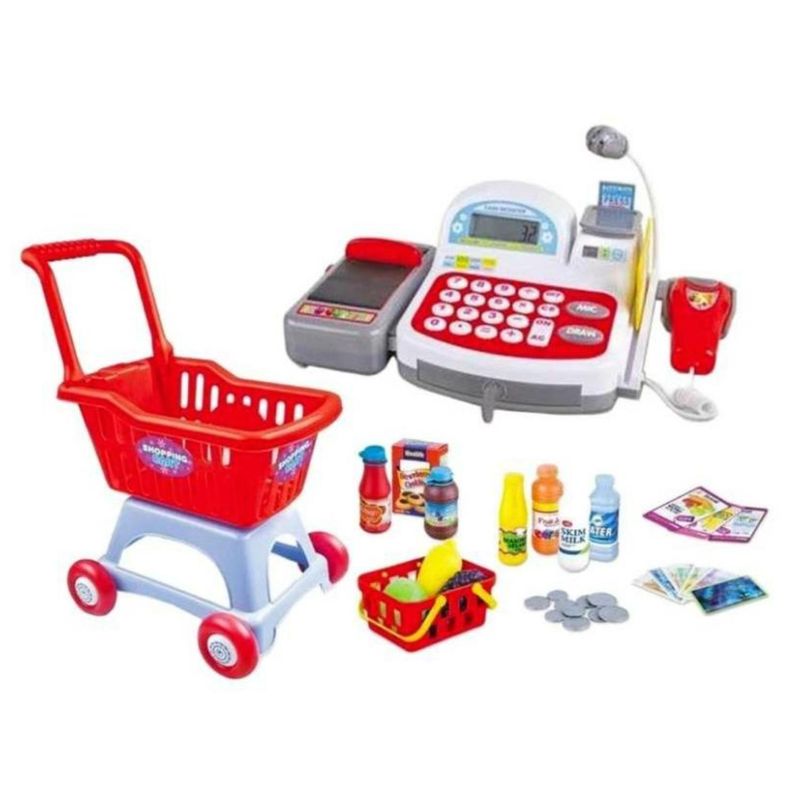 GENERICO - Juguete Caja Registradora Carro Grande Y Accesorios Infantil