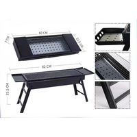 Parrillera Plegable A Carbon Para Camping