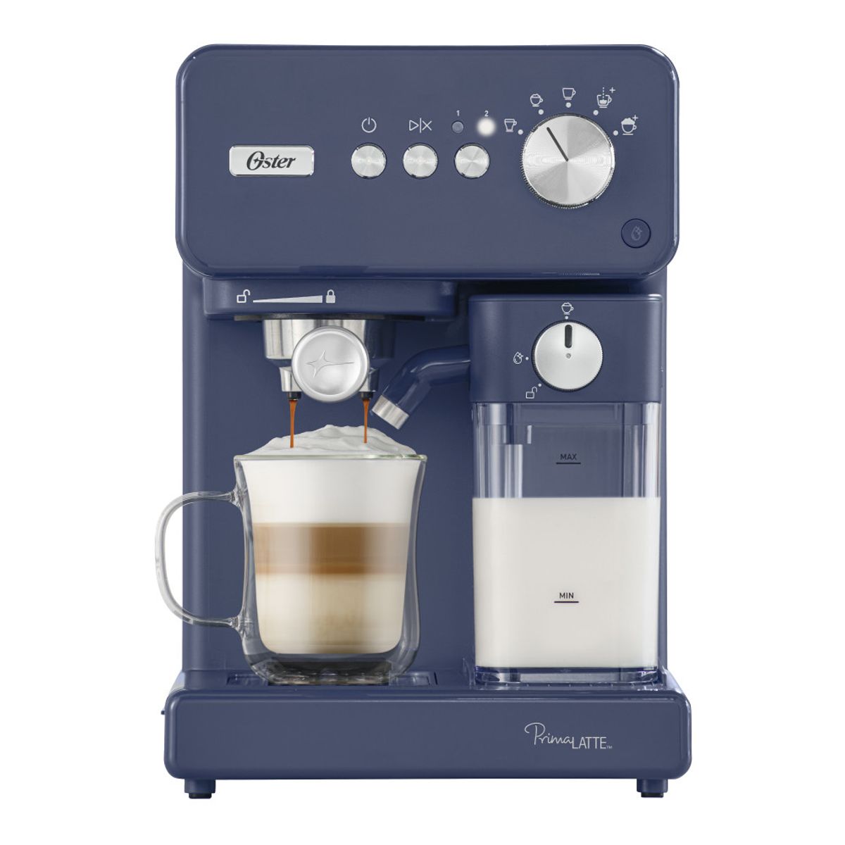 OSTER - Cafetera Automática Oster Primalatte Azul Bvstem6604bl