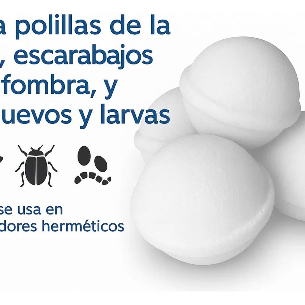 GENERICO - Bolas antipolillas 18u- Protector de ropa