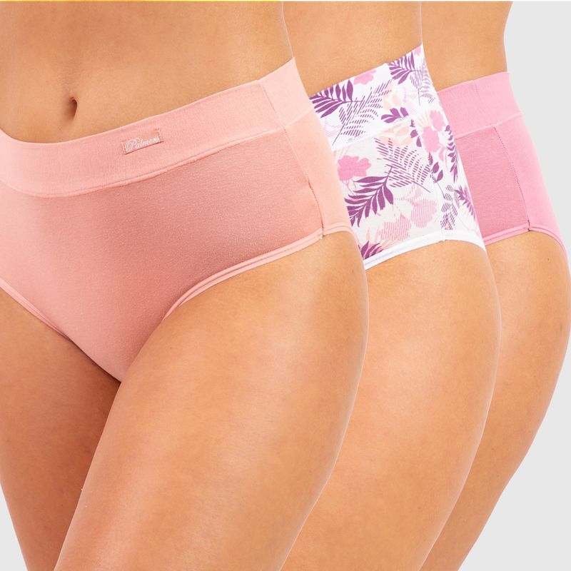 PALMERS - Pack 3 hikini algodón