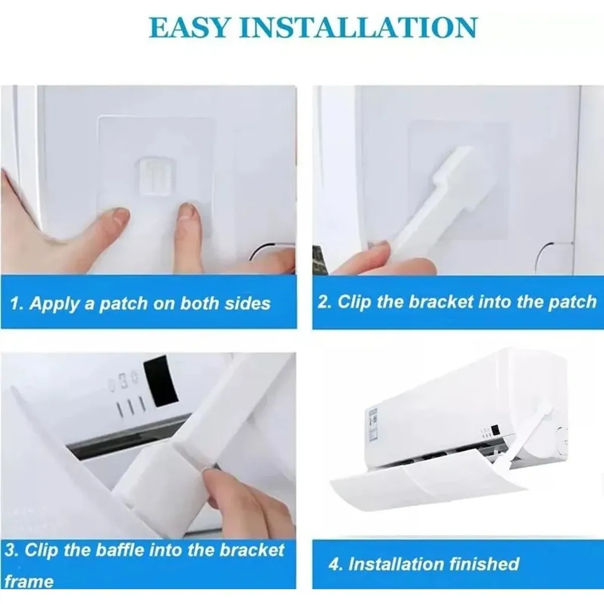 GENERICO - Deflector Viento Universal Para Aire Acondicionado