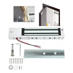 GENERICO - Cerradura Retenedor Electromagnetica 280kg 12v 490
