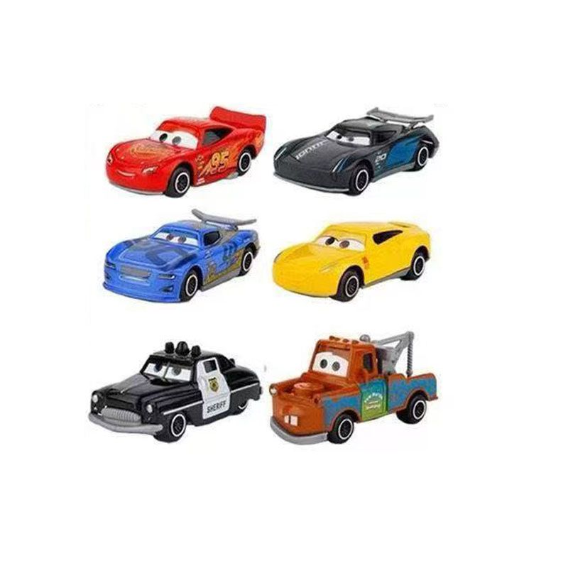 DANWEILE - Caja de 6 coches en miniatura de fundición a presión