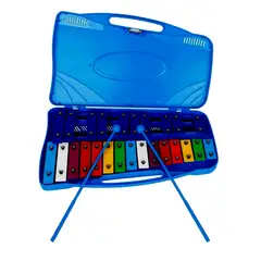 MALIK - Xilófono 25 Notas Profesional Azul