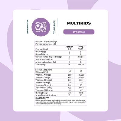Imagen 2 del producto Pack Nutrición Inteligente Multi + Prob Kids Karun Life