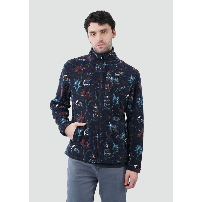 KAYA UNITE - Polar Full Zip Hombre Palmer Navy