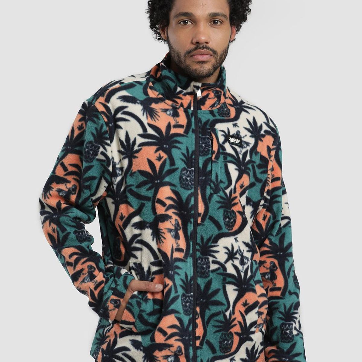 KAYA UNITE - Polar Full Zip Hombre Palmer Beige