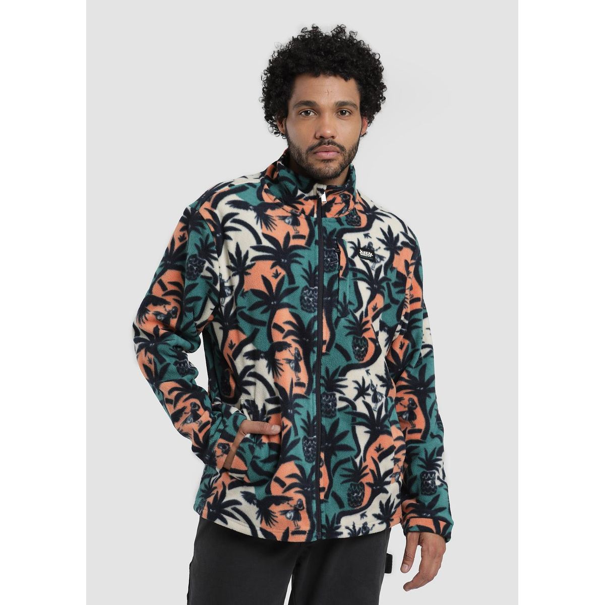 KAYA UNITE - Polar Full Zip Hombre Palmer Beige