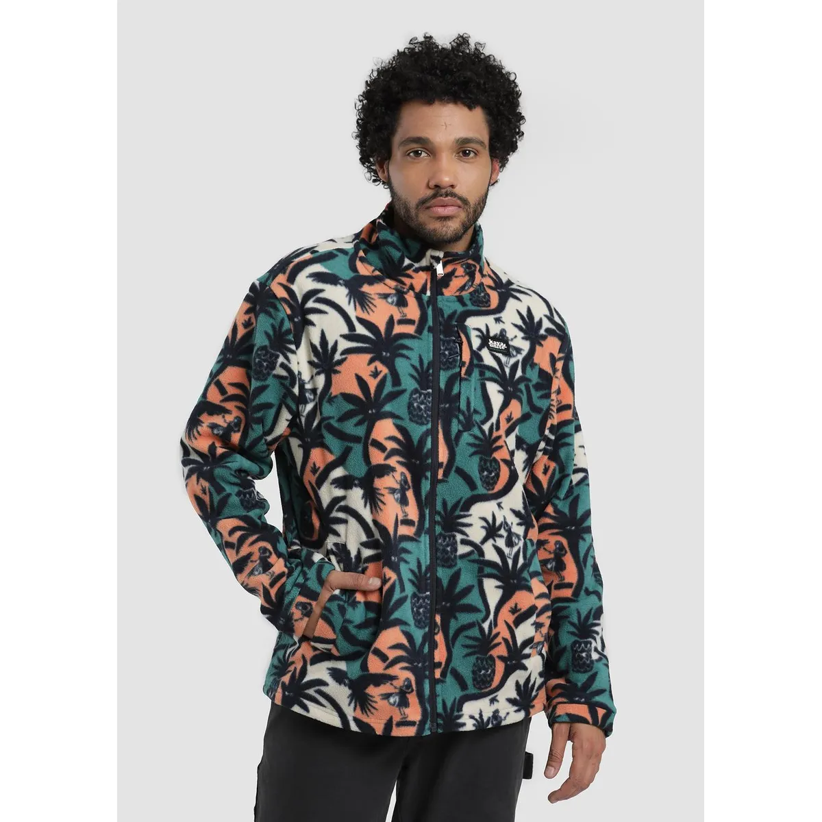 KAYA UNITE - Polar Full Zip Hombre Palmer Beige
