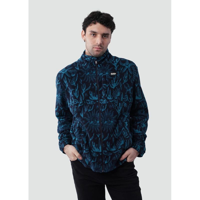 KAYA UNITE - Polar Full Zip Hombre Coral Teal