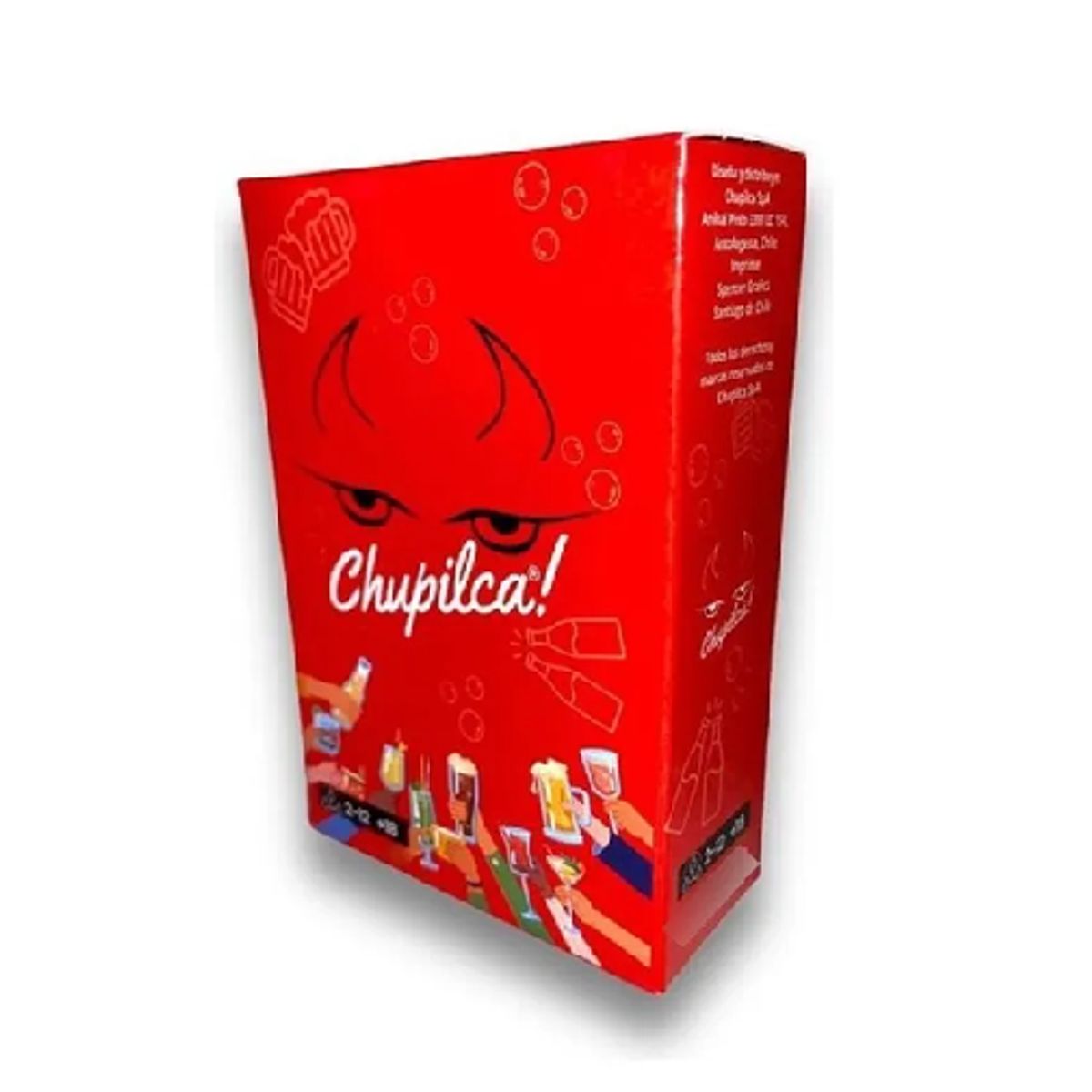 GENERICO - Chupilca Origen Juego De Mesa El Que Pierde Toma Party Multicolor
