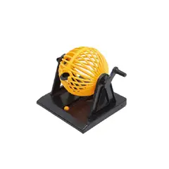 GENERICO - Bingo Lotto Tombola 12 Cartones 90 Numeros Bingo Familiar Negro