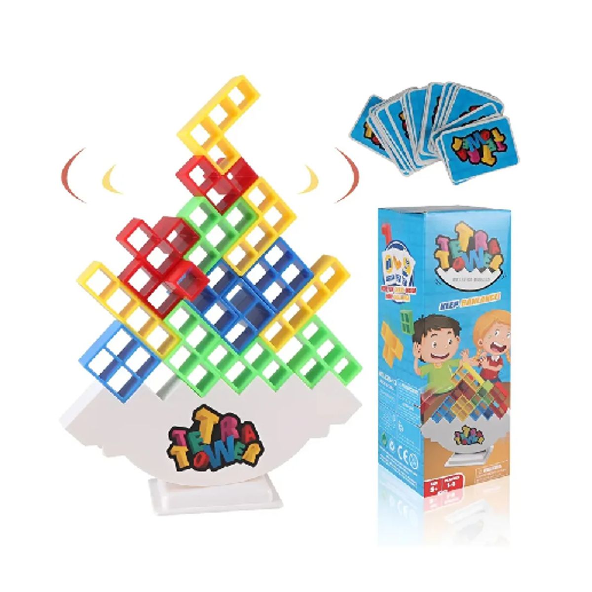 GENERICO - Juego Didáctico De Balance Y Equilibrio Torre 32pcs Multicolor