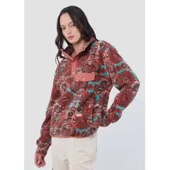 KAYA UNITE - Polar Mujer Half Snaps Disco Rosa